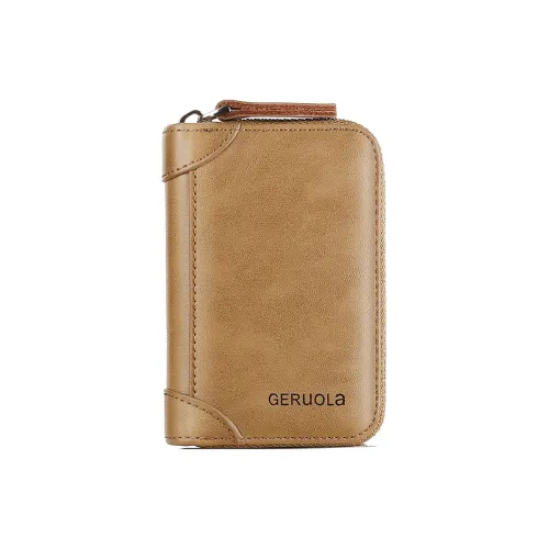 Gorora Коровья кожа Картхолдер Сумка для документов Стандартная Унисекс Хаки Кофе Черный