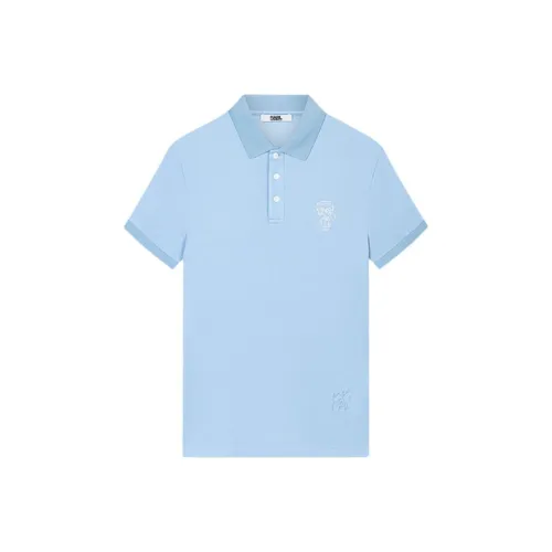 Поло Мужское Светло-Синий от KARL LAGERFELD