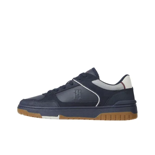 Tommy Hilfiger TH Monogram Low Топ Скейтборд Кроссовки Мужские Синие