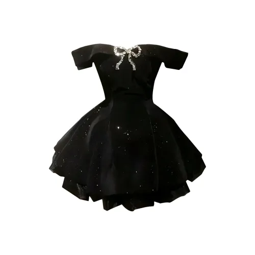 BIFH Черные Женские Платья без рукавов