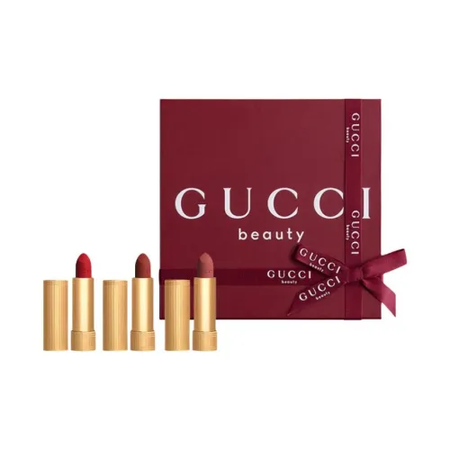 GUCCI Heartfelt Velvet Mist Помада Коробка Матовая Легко Смешивается Цвет лица 3,5г+3,5г+3,5г