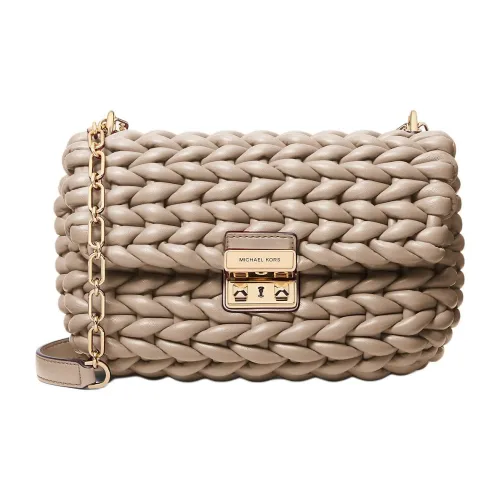 MICHAEL KORS Tribeca ПУ (полиуретан) Сумка через плечо Большая Женская Цвет Березовая древесина