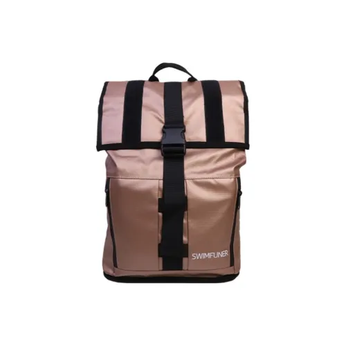 SWIMFUNER Полиэстер Рюкзак Водонепроницаемый Рюкзак Дорожный Рюкзак Стандартный Женский Розовое Золото