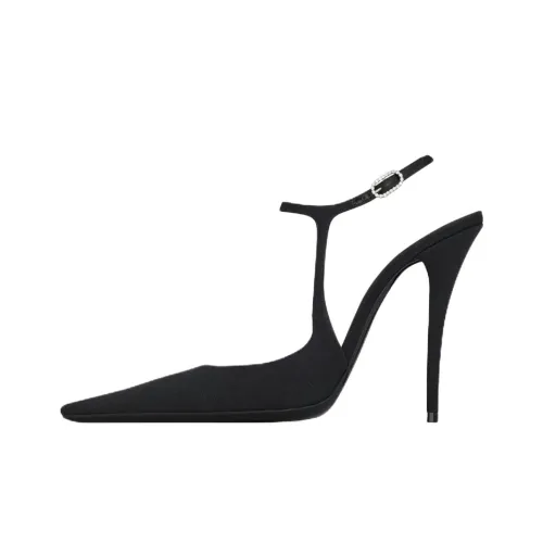 SAINT LAURENT Manon Узкий каблук Высокие каблуки 11 см Женские Черный