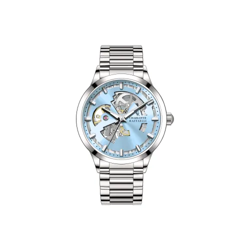 CHARLOTTE RAFFAELLI Автоматический механический механизм Мужские часы 40mm*40mm*14mm Синий