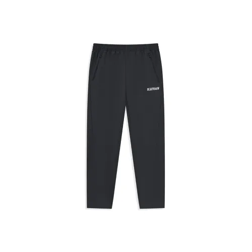 XTEP Little C Pants Running Pants Мужские Глубокий Черный