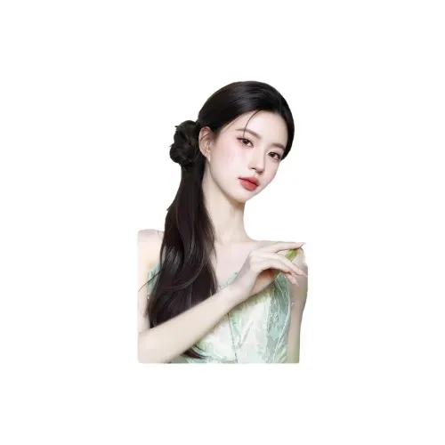 QIYEXUE Перука с низкой хвостик Новый китайский стиль Имитация волос Ancient Стиль Позиционирование Боковая сторона Низкая косичка