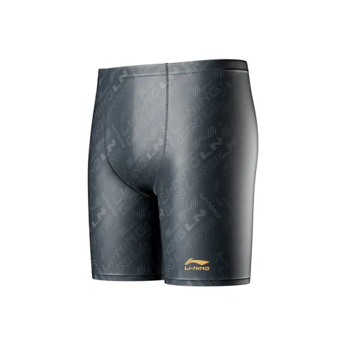 LINING Мужские черные плавательные шорты