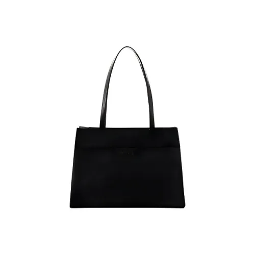 SQUARE Line Сумка через плечо из коровьей кожи большая женская черная