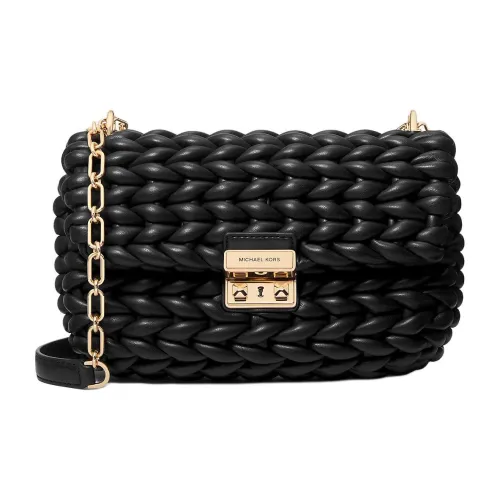 MICHAEL KORS Tribeca Полиуретан Плечевая сумка Большая Женская Черная