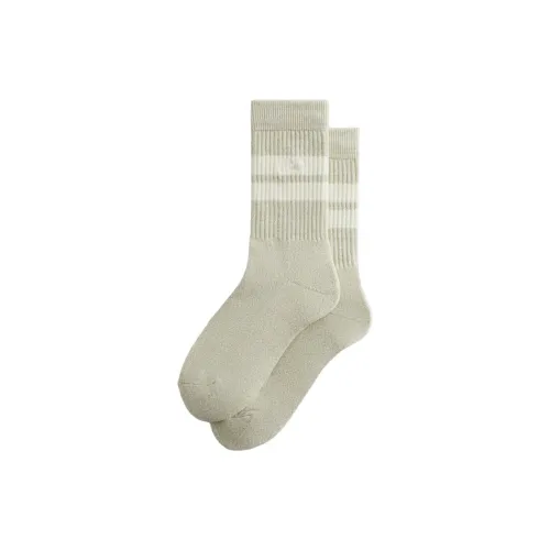 KITH Collaboration 1 Pack Gray Green Men's MID Shin Носки