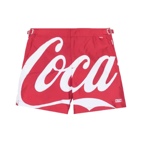 KITH x Orelebar X Coca Cola Плавательные шорты Мужские Красные