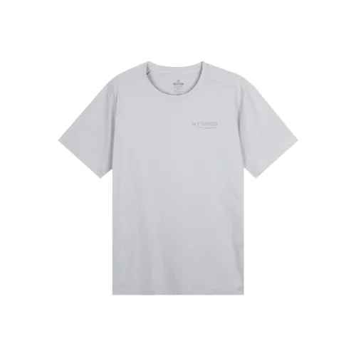 XTEP Дышащий гигроскопичный быстросохнущий фитнес антибактериальный спортивный беговой топ мужской светлый цвет гравийная серый