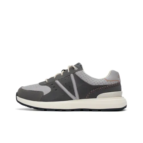 Clarks Дышащий Низкий Топ Casual Мужской Черный