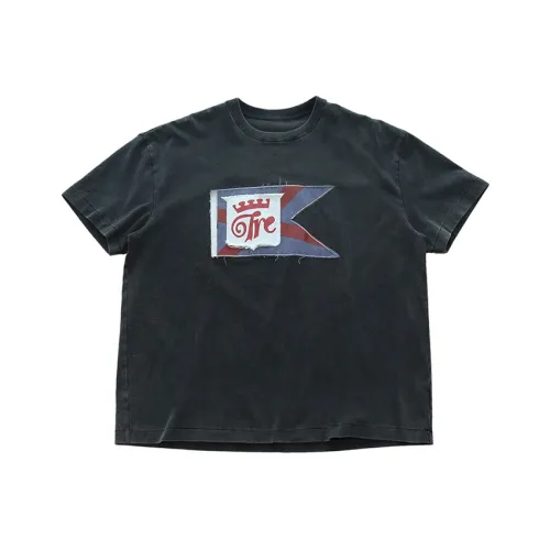 TREMINAL Черная унисекс футболка T