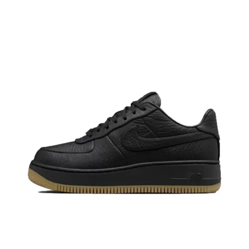 Nike Air Force 1 Износостойкий и Легкий Низкий Топ Скейтборд Кроссовки Унисекс Черный