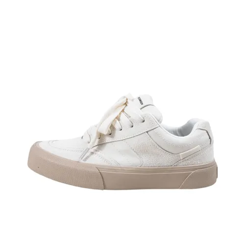 BOOM GUY Скейтборд Кроссовки Низкие Бежевые Женские