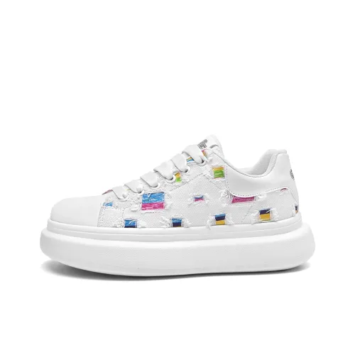 TCELLARS Износостойкие Легкие Дышащие Увеличивающие Высоту Низкие Кроссовки для Скейтбординга Унисекс