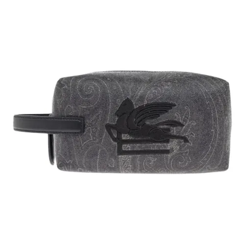 ETRO Хлопок Путешествие Сумка для хранения Мужской Серый