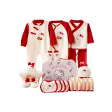 Хелло Китти, всесезонный набор из 20 штук, красный, розовый, бумага, чемодан