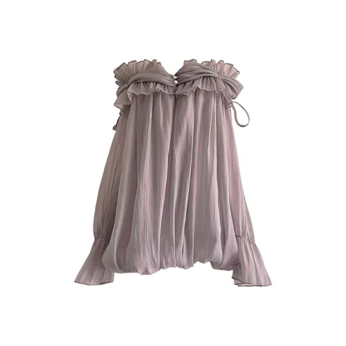 Nathania Длинное платье с длинными рукавами женское