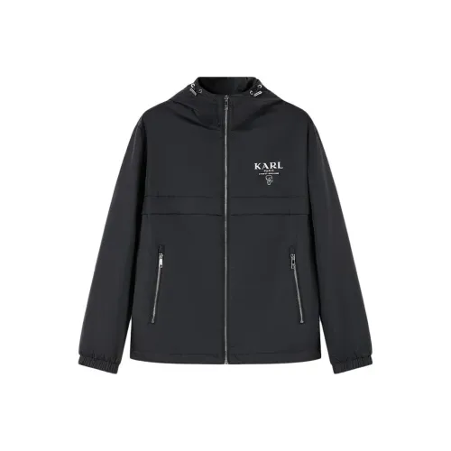 Пуховая куртка KARL LAGERFELD Мужская Черная