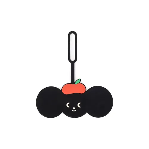 Bromen TYAKASHA Коллаборация Силиконовый материал Метка для багажа Черный Оринг