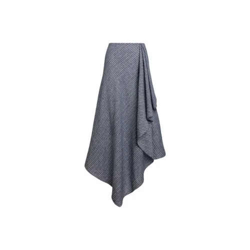 LAUREN RALPH LAUREN FW25 Повседневный Длинный Юбка Женская Серый