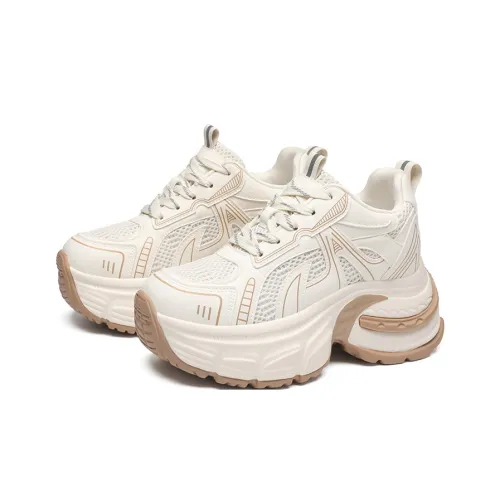 ZHR Износостойкий и Легкий Низкий Топ Кроссовки с Толстой Подошвой Женские