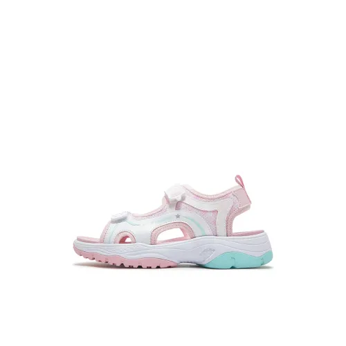 XTEP Противоскользящие Износостойкие Низкие Детские Сандалии Новые Белые Детские