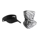 Солнцезащитный комплект из двух частей [Черная шапка с визором + солнцезащитная маска]