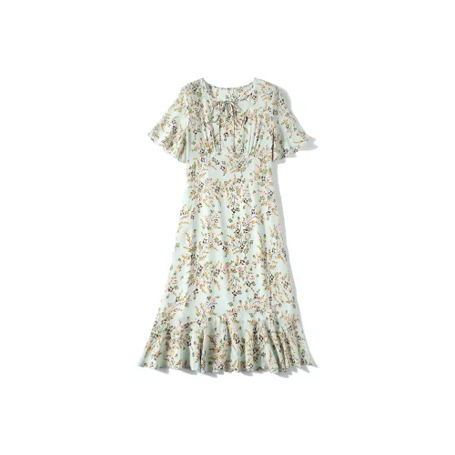 Devanro Короткий рукав Платье Женское