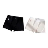 M1766-F Набор - Большой размер - Цветовые блоки - Черный + Шампанское (2 упаковки)