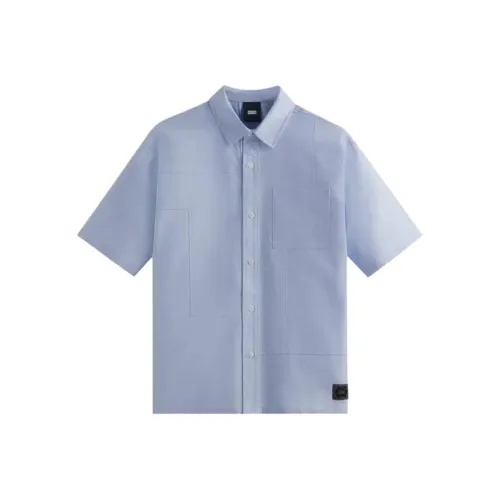 KITH Collaboration Светло-Синие Мужские Рубашки