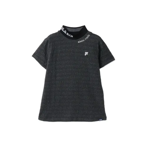 FILA Golf Series Черная Женская Одежда для Гольфа