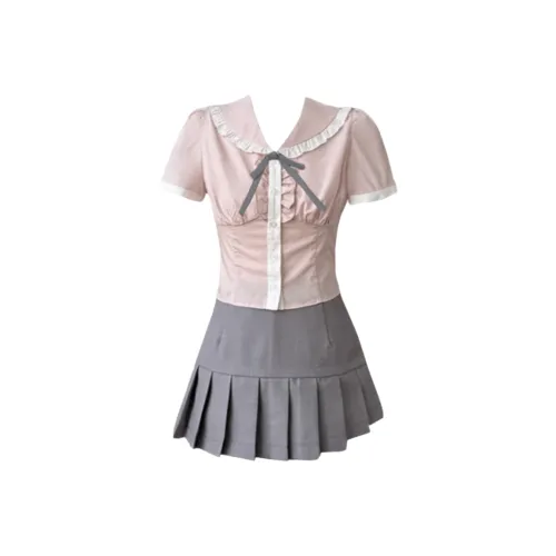 GEZITAI Женские комплекты с юбкой