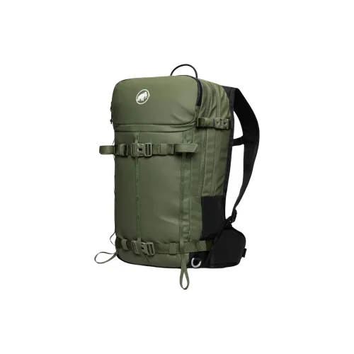 MAMMUT 22L Альпинистский рюкзак Двойная сумка на плечо На открытом воздухе Сумка Переработанный полиэстер Темно-зеленый Унисекс