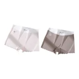 M1766-E Набор - Большой размер - Цветовые блоки - Вишневый цветок Розовый + Кофейный (2 упаковки)