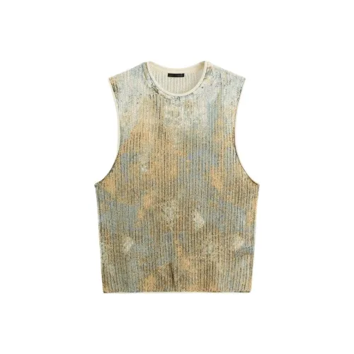 ZARA Песочный Мужские Майки