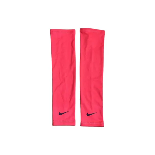 Nike Полиэстер Эластан Переработанный Полиэстер Нарукавники с Защитой от UV Унисекс Красный