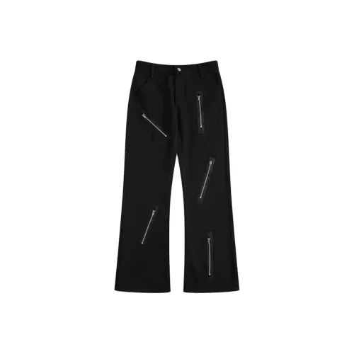 YOUSEKOO Черные Унисекс Джинсы