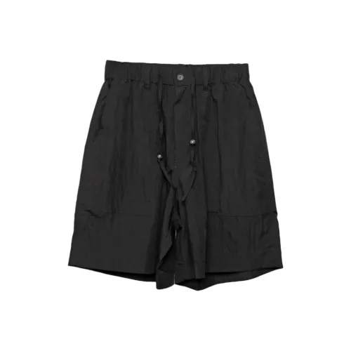 RAYSHOW Мужские повседневные шорты черного цвета