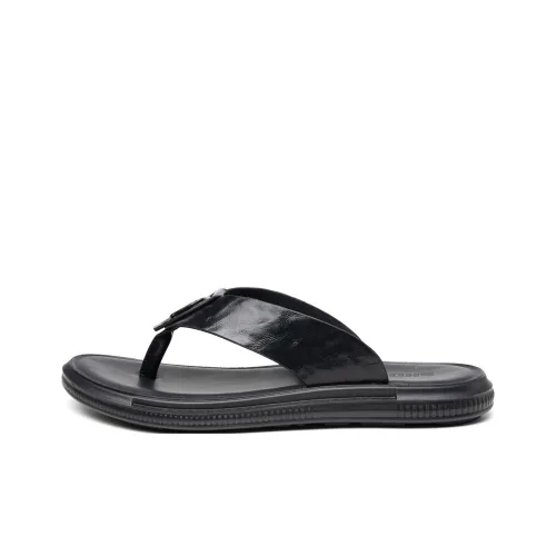 SHOUBA Шлепанцы Мужские Черные