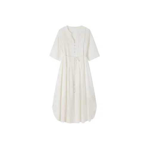 IHIMI Экрю Женские Комплекты с юбкой