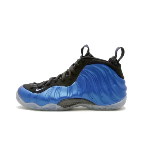 Nike Air Foamposite One Износостойкий и Легкий MID Топ Винтажные баскетбольные кроссовки Унисекс Синий Черный