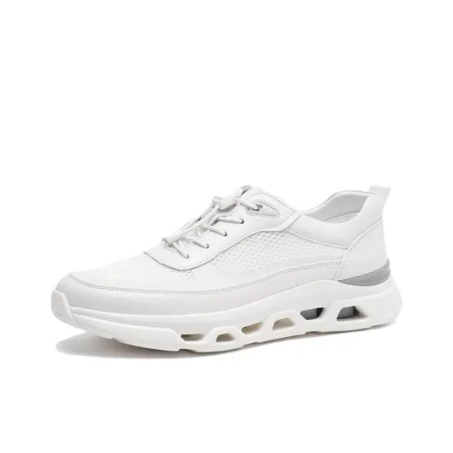 ELLE HOMME Низкий топ кэжуал мужской белый