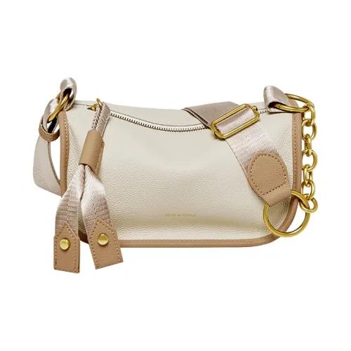 Narandu Сумка через плечо из натуральной коровьей кожи с синтетической кожей женская цвет экрю