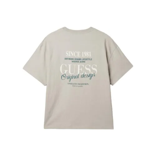 GUESS Светло-бежевый Унисекс Футболка