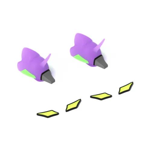 HelloSlippers Shark Accessories Sharkicks Accessories ПВХ Ночной свет Украшения для обуви Унисекс