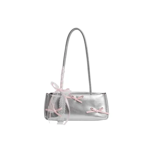 Bueno ПУ (полиуретан) Сумка через плечо Женская Серебряная Белая Черная